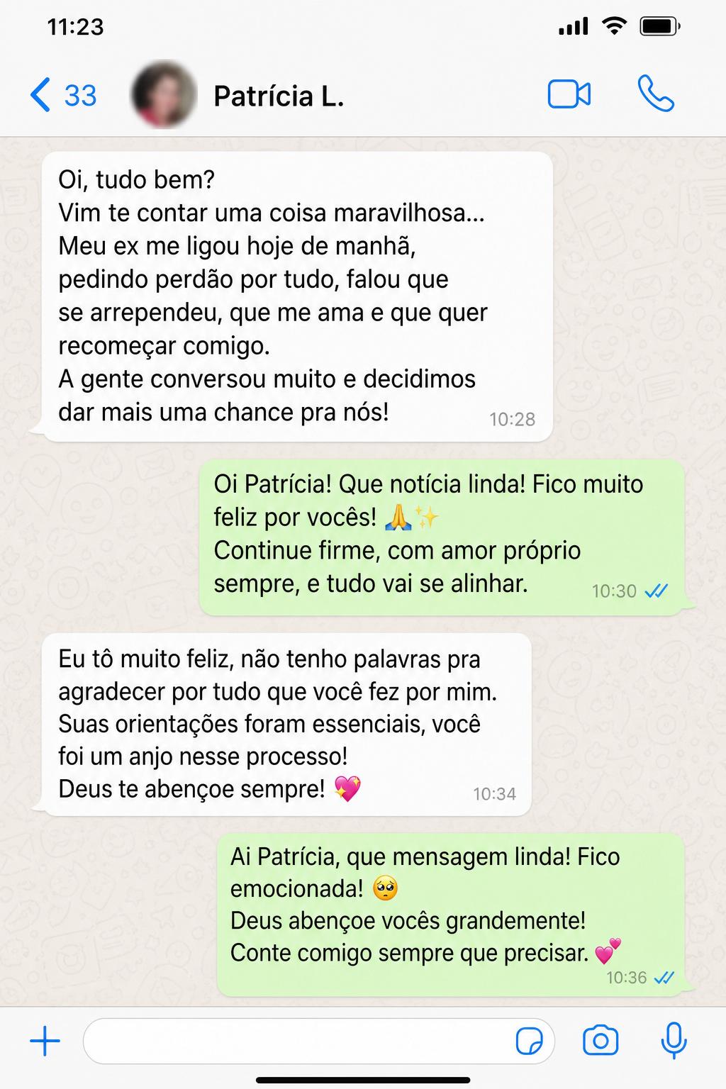 Depoimento real sobre pedido de perdão e reconciliação